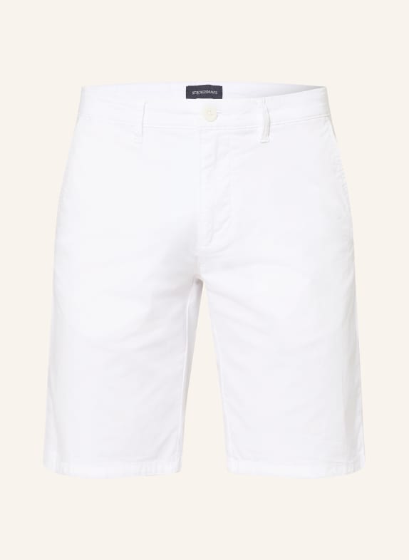 STROKESMAN'S Regular fit chino shorts WHITE