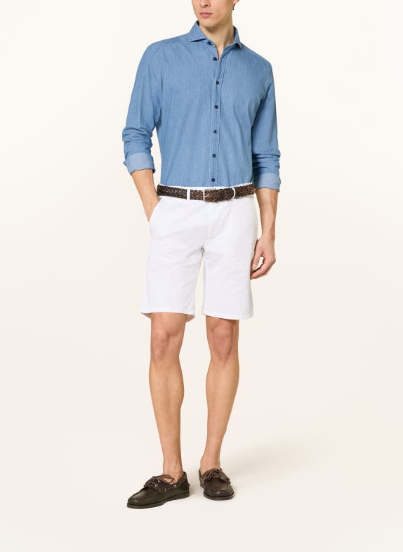 STROKESMAN'S Pantaloni scurți chino cu croială regular ALB