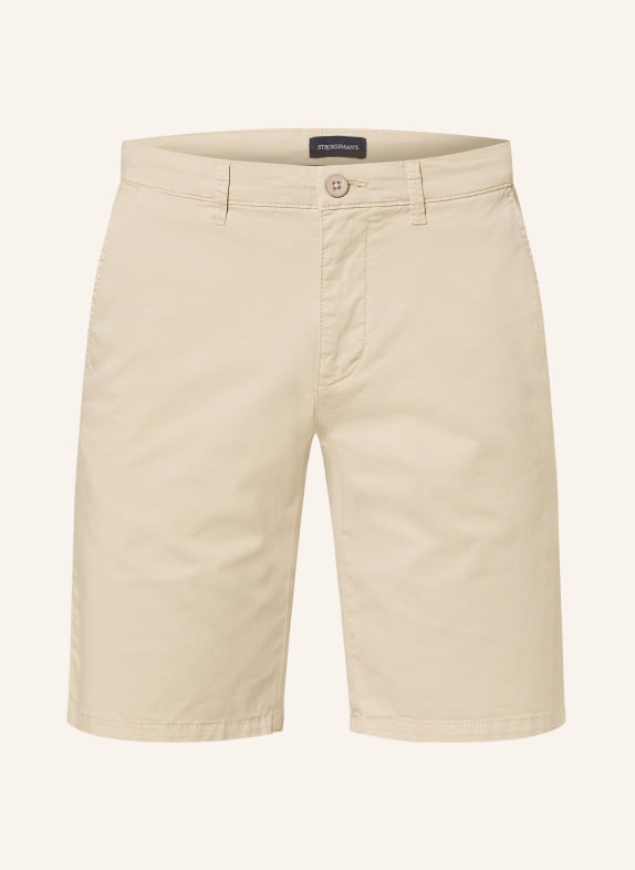 STROKESMAN'S Regular fit chino shorts BEIGE