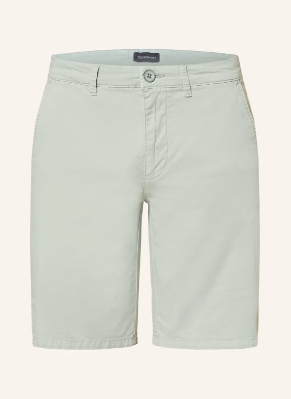 STROKESMAN'S Regular fit chino shorts LIGHT GREEN