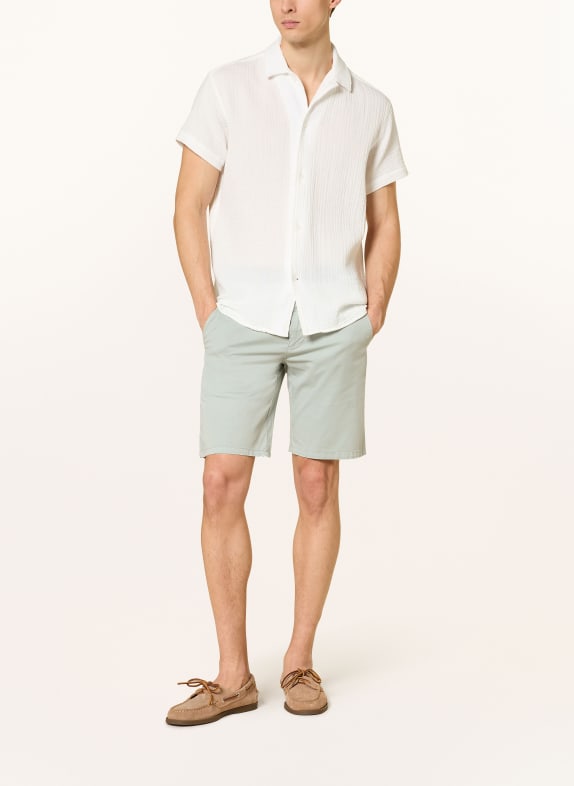 STROKESMAN'S Pantaloni scurți chino cu croială regular VERDE DESCHIS