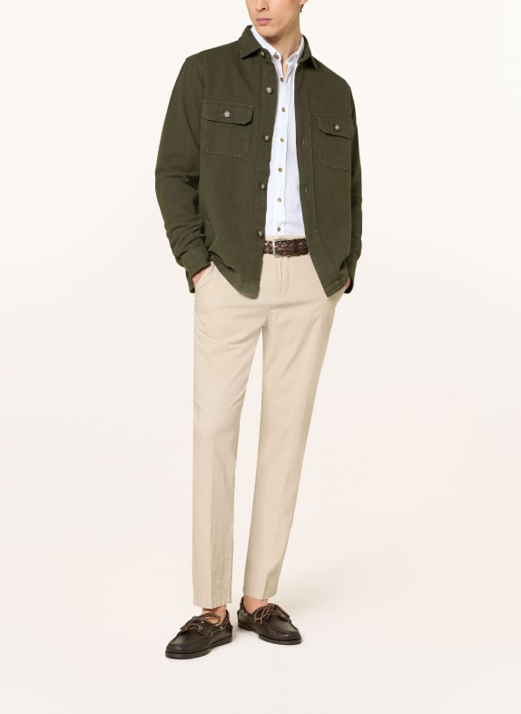 STROKESMAN'S Pantaloni chino cu croială regular din in BEJ