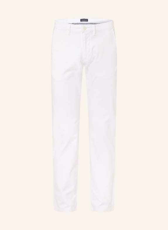 STROKESMAN'S Regular fit chino pants WHITE