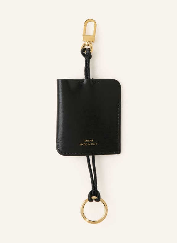 TOTEME Schlüsselanhänger SCHWARZ / GOLD