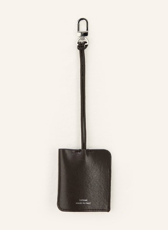 TOTEME brelok do kluczy CIEMNOBRĄZOWY