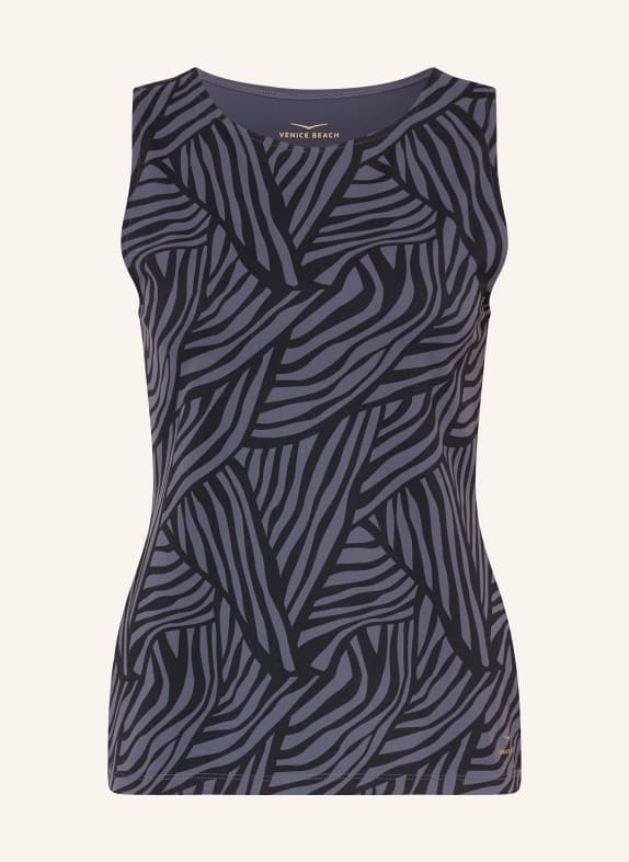 VENICE BEACH ENNY tank top DARK GRAY / BLACK