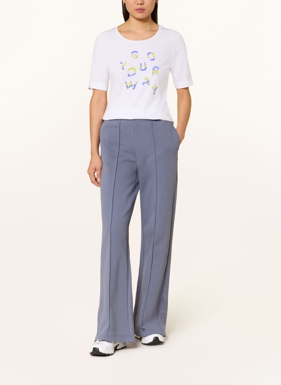 JOY sportswear T-shirt SURA WIT / GEEL / BLAUW