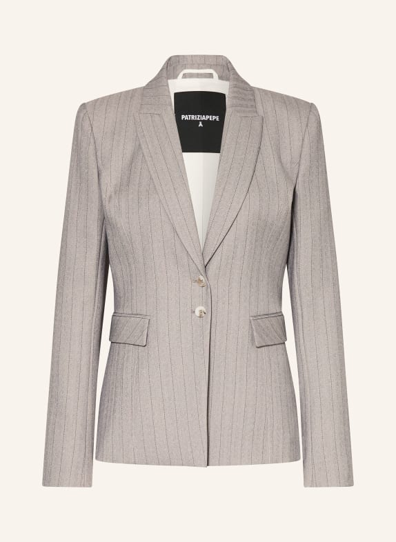 PATRIZIA PEPE blazer GRAY / DARK GRAY