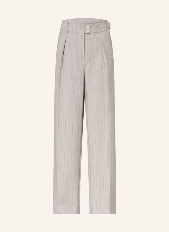 PATRIZIA PEPE marlene pants GRAY / DARK GRAY