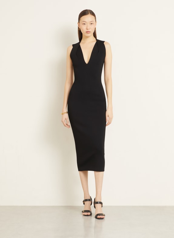 BALMAIN Cocktailkleid SCHWARZ