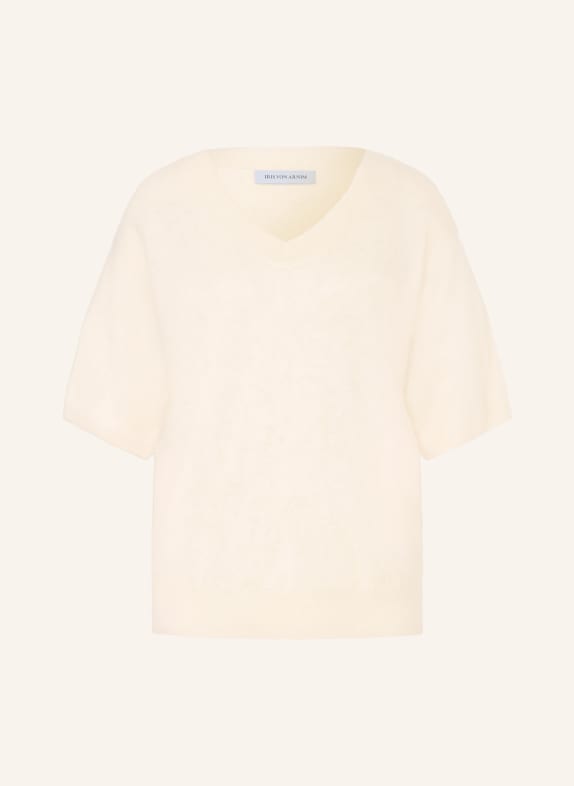 IRIS von ARNIM Sweter z dzianiny SORREL z kaszmiru KREMOWY