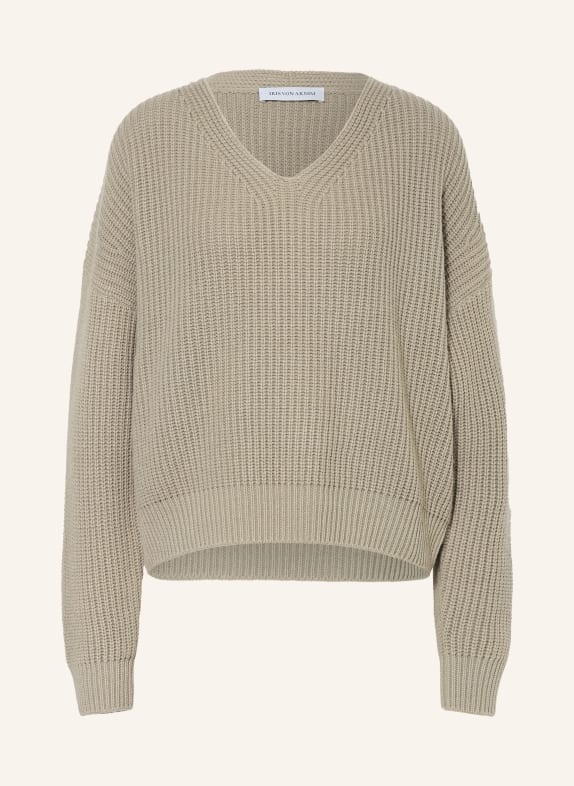 IRIS von ARNIM Pullover GARDENIA aus Cashmere KHAKI
