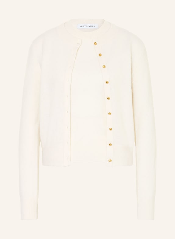 IRIS von ARNIM ODELIA set: top and cardigan with cashmere ECRU
