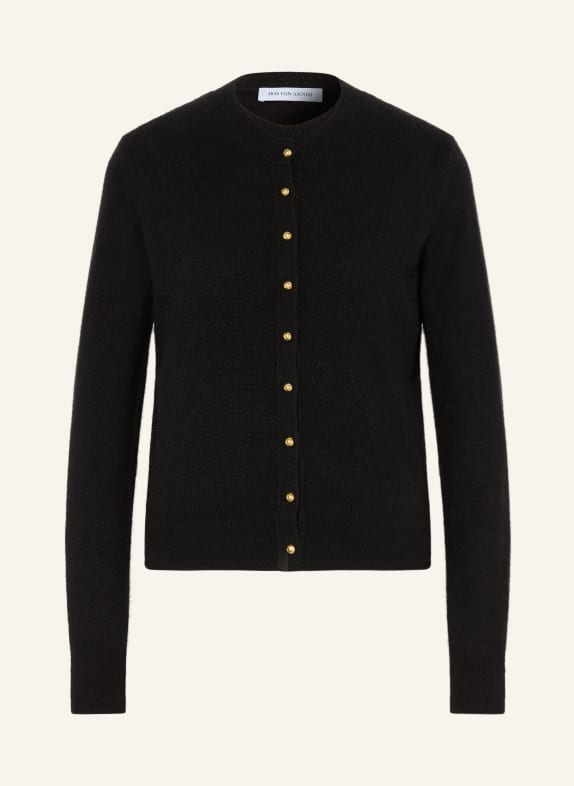 IRIS von ARNIM Sada ODELIA: top a svetr s kašmírem ČERNÁ