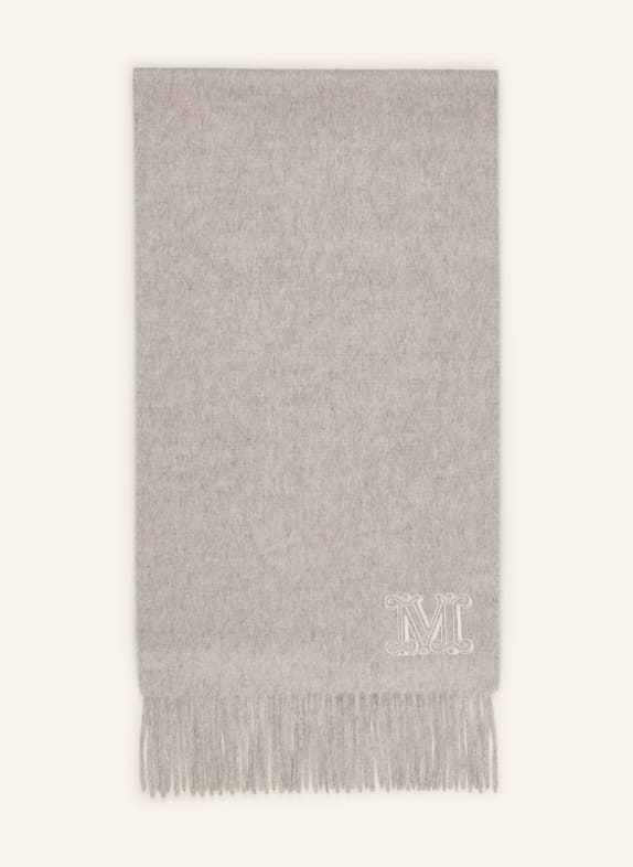Max Mara Kašmírový šál SVĚTLE ŠEDÁ
