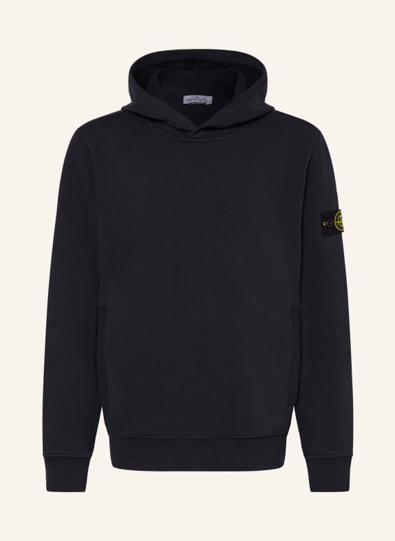 STONE ISLAND JUNIOR bluza z kapturem CZARNY