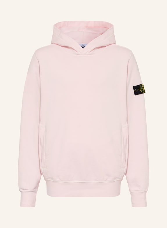 STONE ISLAND JUNIOR bluza z kapturem RÓŻOWY