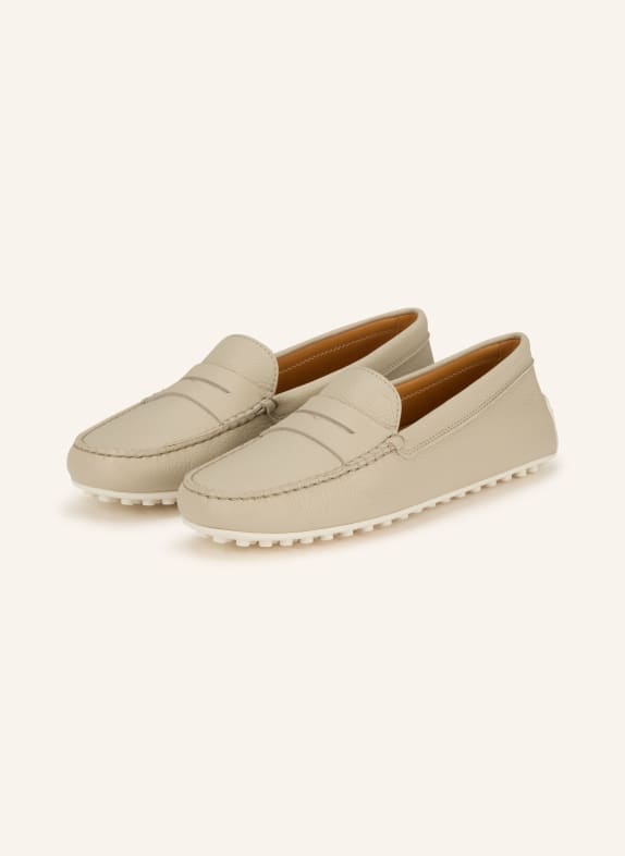TOD'S Mokasyny Penny GOMMA BEŻOWY