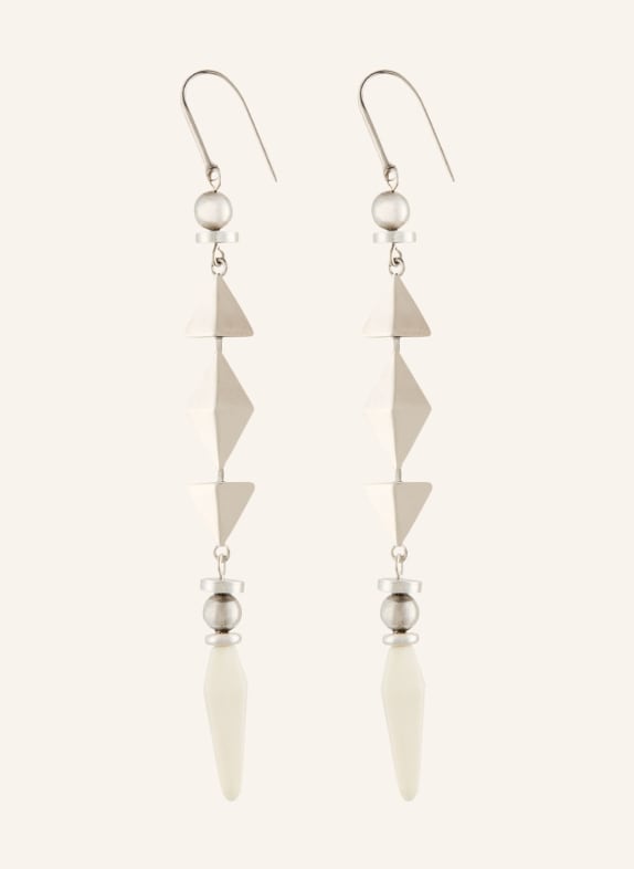 ISABEL MARANT Ohrhänger IDA SILBER / ECRU