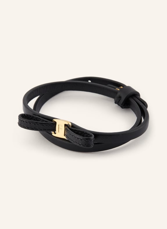 FERRAGAMO Armband SCHWARZ / GOLD