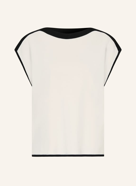 ELENA MIRO Pullunder ECRU / SCHWARZ