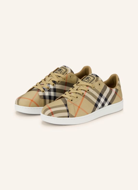 BURBERRY Sneaker CAMEL / ORANGE / SCHWARZ