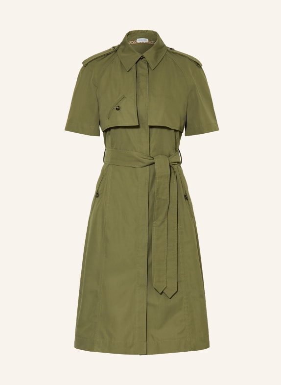 BURBERRY MARINA shirt dress OLIVE