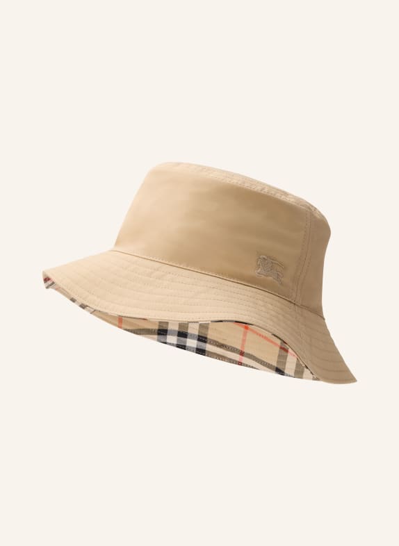 BURBERRY Bucket Hat GABARDINE CAMEL