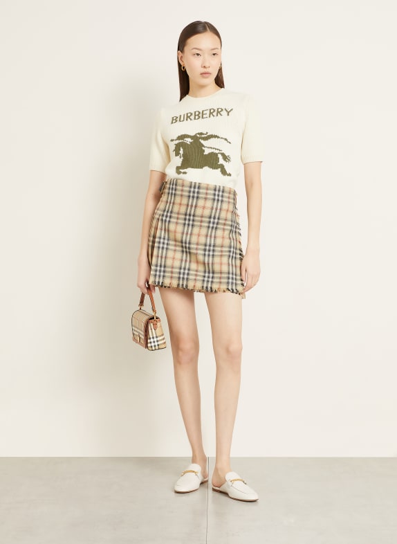 BURBERRY handtas BEIGE / COGNAC / CRÈME