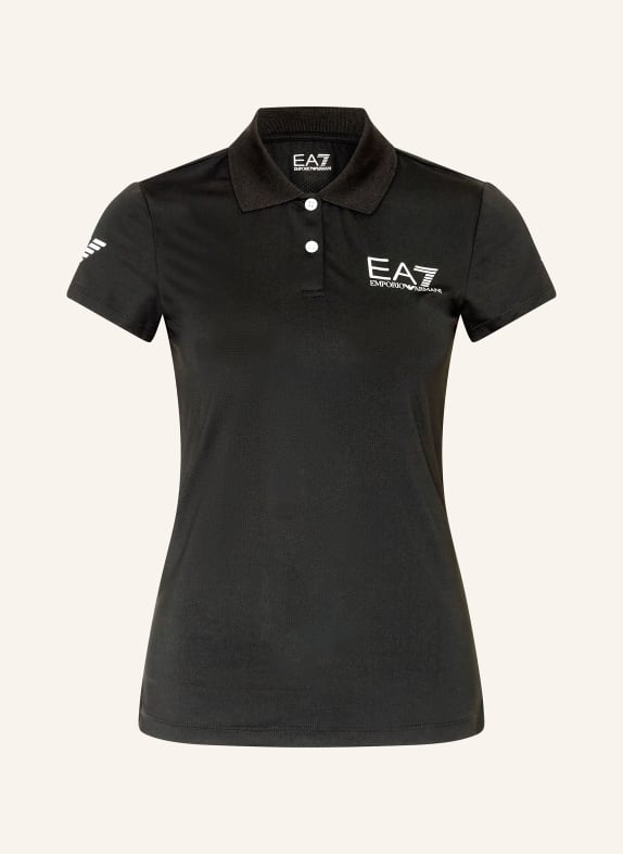 EA7 EMPORIO ARMANI Functional polo shirt BLACK