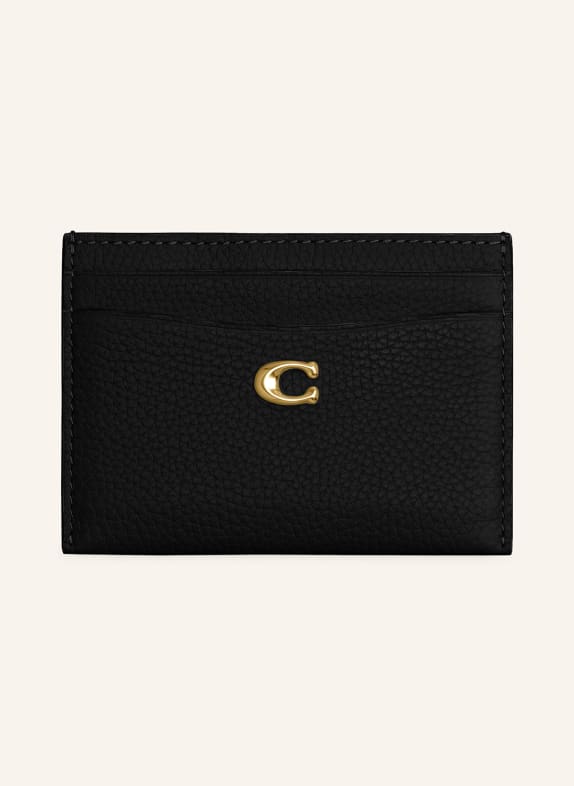 COACH Kartenetui SCHWARZ