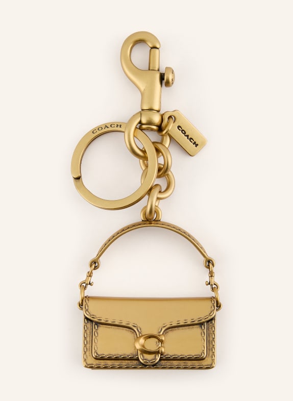 COACH TABBY bag charm GOLD
