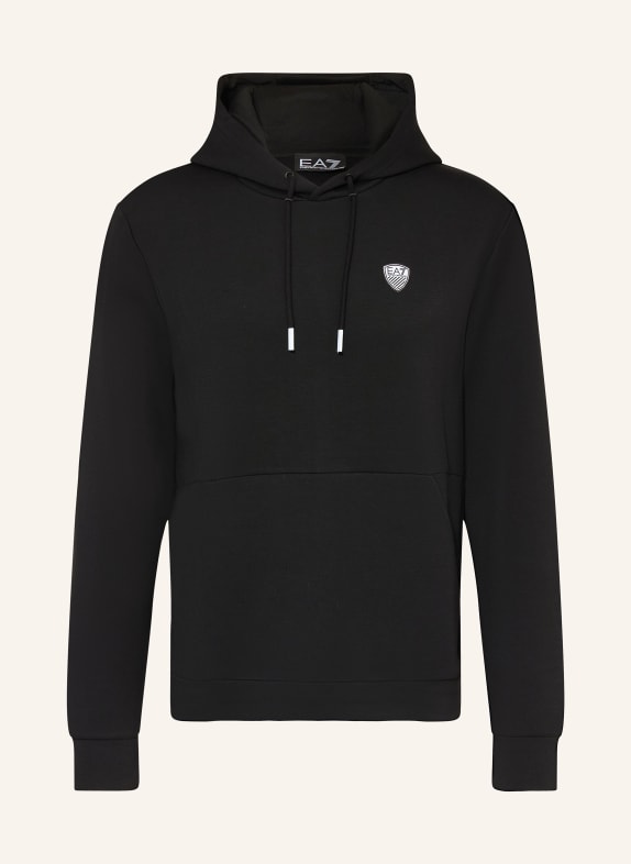 EA7 EMPORIO ARMANI hoodie BLACK