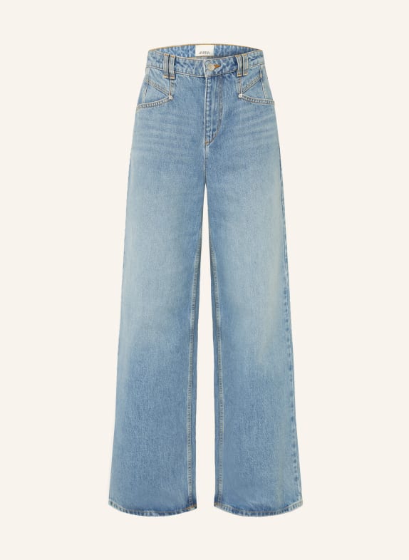 ISABEL MARANT Wide Leg Jeans LEMONY 30LU LIGHT BLUE