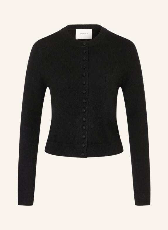 LISA YANG Kašmírový svetr ČERNÁ