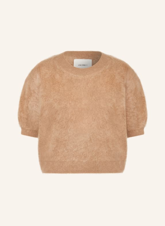 LISA YANG Strickshirt aus Cashmere CAMEL