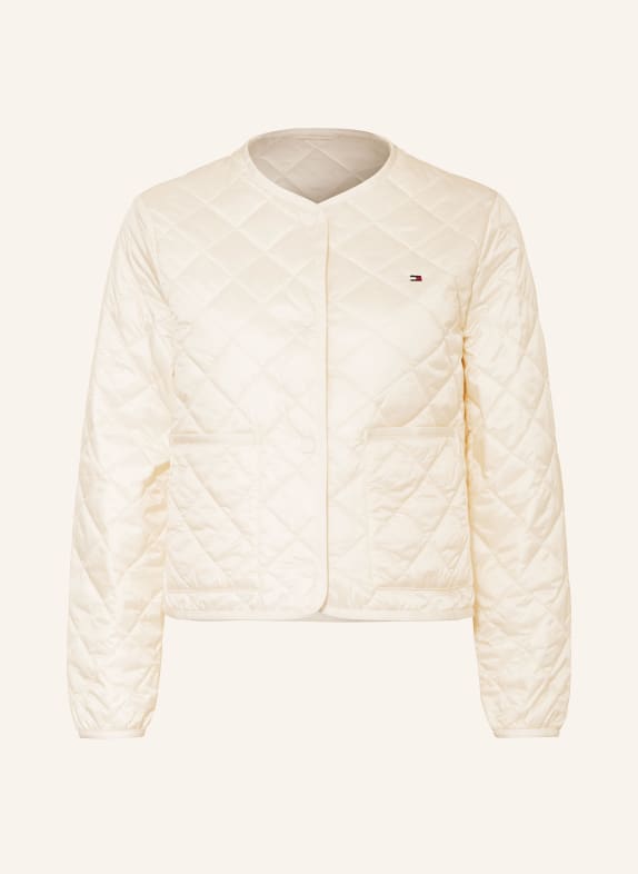 TOMMY HILFIGER Satinová prošívaná bunda REŽNÁ