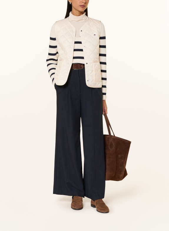 TOMMY HILFIGER Saténová vesta REŽNÁ