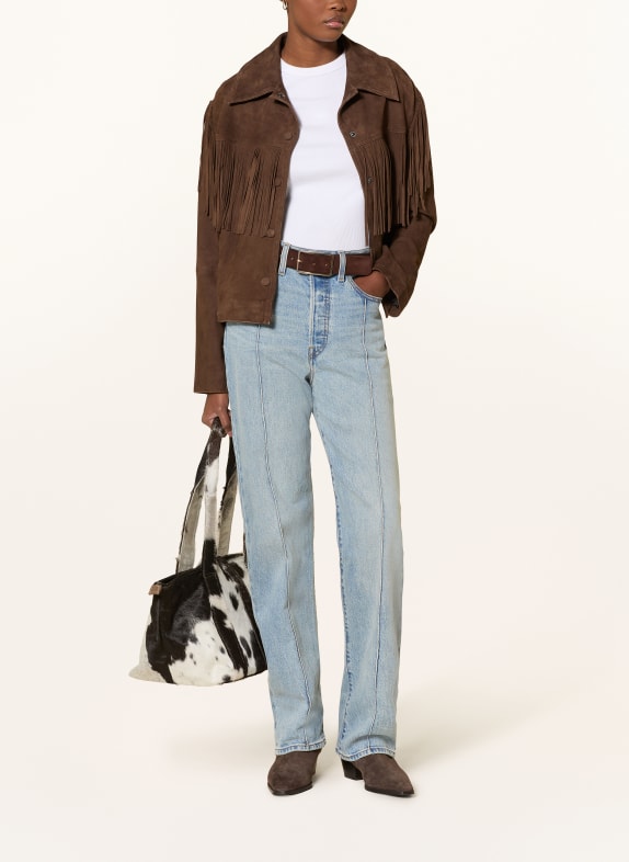 Levi's® Rechte jeans RIBCAGE 63 Med Indigo - Worn In