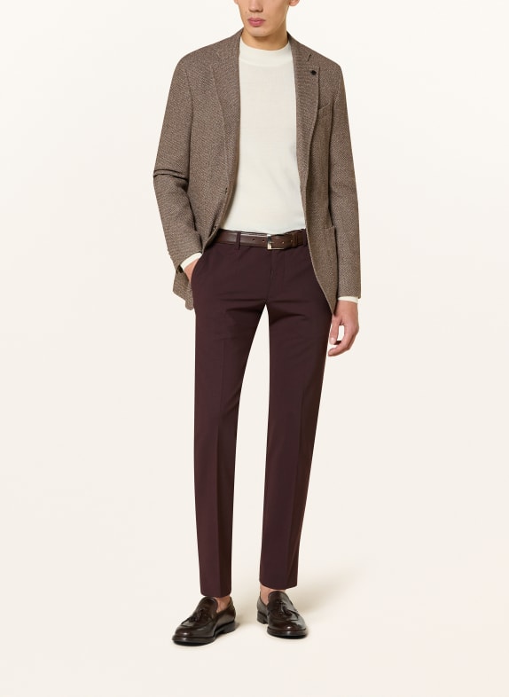 BALDESSARINI Colbert Extra Slim Fit MARRON FONCÉ / TAUPE