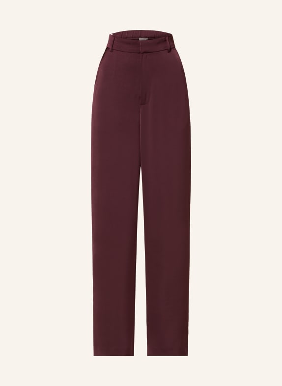 NEO NOIR Satinhose EMMETT DUNKELROT