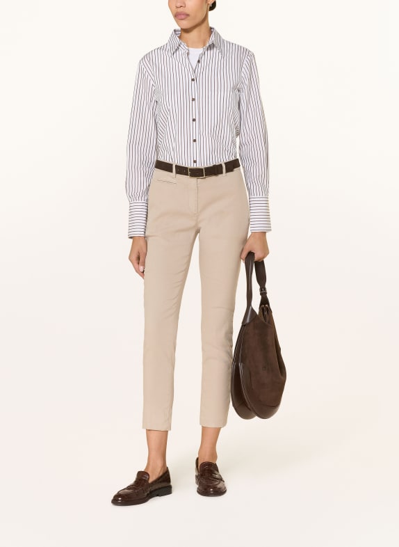 Dondup 7/8-broek PERFECT met linnen BEIGE