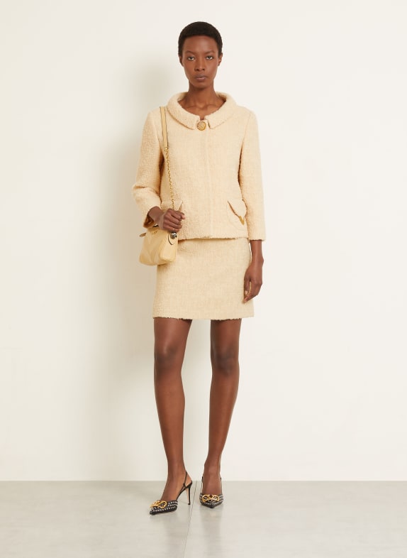 VALENTINO Kastenjacke aus Tweed ECRU