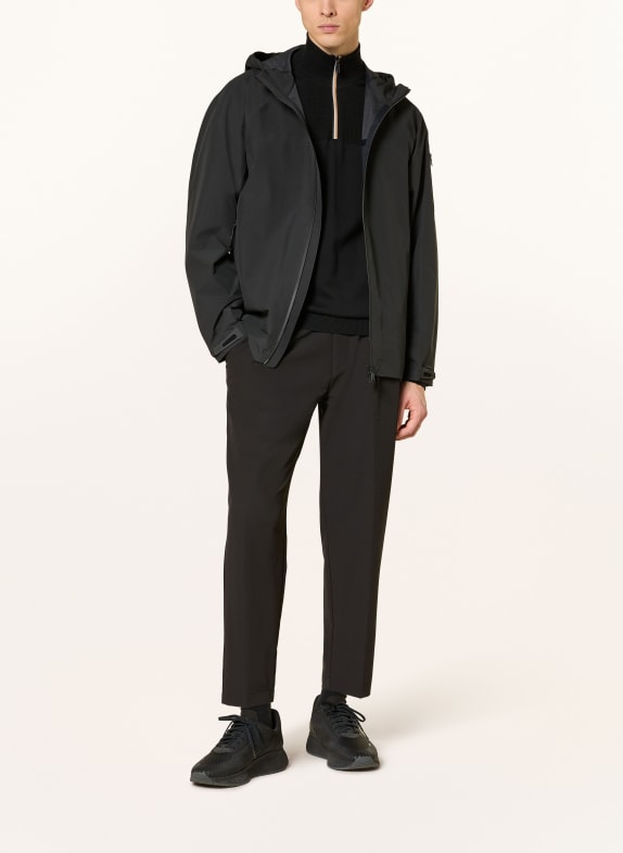 BOSS Regenjacke TOUR SCHWARZ