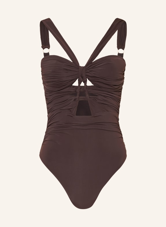ZIMMERMANN Badeanzug DAYLIGHT DUNKELBRAUN