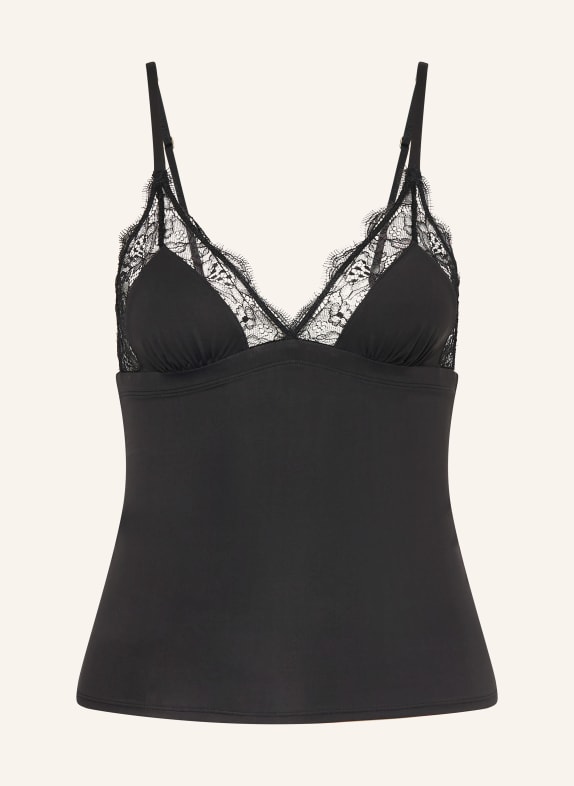 LOVE Stories Schlaftop BRIA mit Spitze SCHWARZ