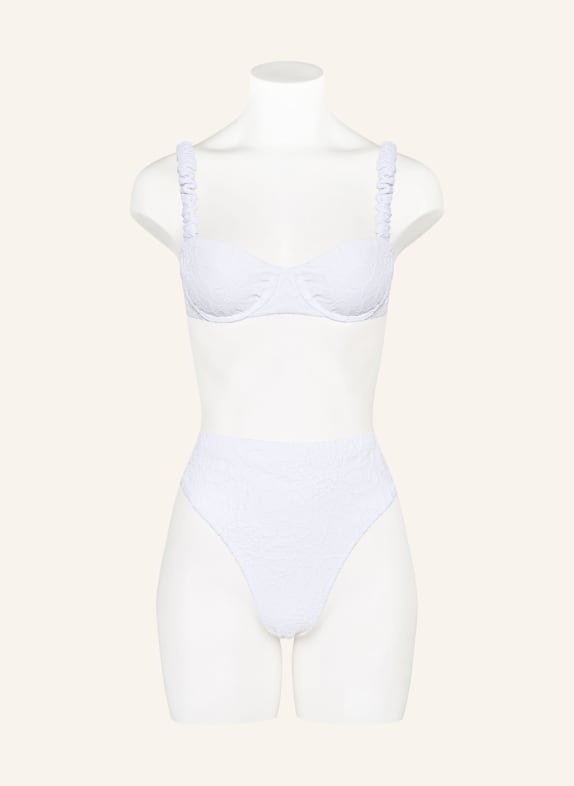 FARM RIO Bügel-Bikini-Top WHITE GERBERA DAISY WEISS