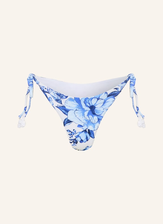FARM RIO Triangel-Bikini-Hose PORCELAIN CHITA BLAU / DUNKELBLAU / WEISS
