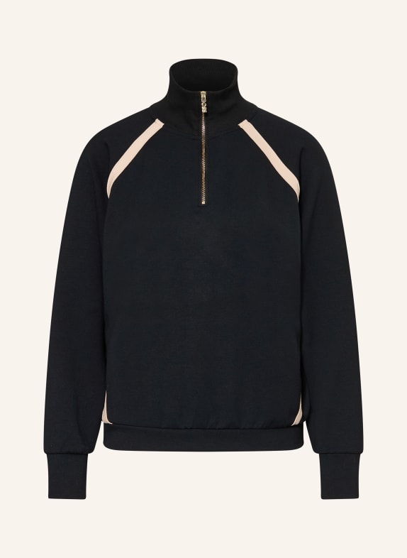 BOSS Lounge-Sweatshirt MIRAGE SCHWARZ / ROSÉ