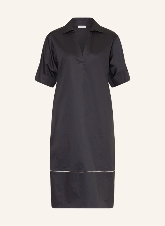 PESERICO Kleid mit Schmucksteinen SCHWARZ